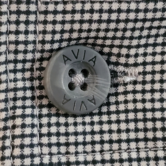 Avia Skort Large Black and White Plaid Pattern - Picture 5 of 9